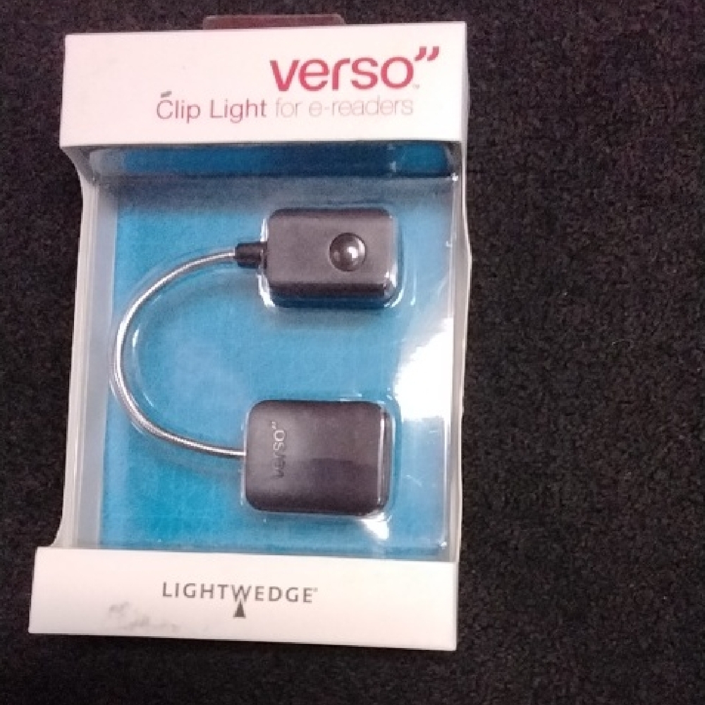 Lightwedge Verso Clip Light for E-readers - Black